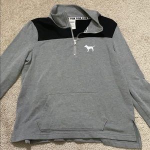 Gray Quarter Zip